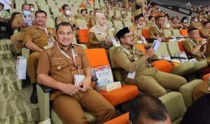 RAKORNAS: Bupati Bungo H. Mashuri bersama seluruh Kepala Daerah se Indonesia dan Forkopimda mengikuti Rakornas yang dihadiri Presiden Joko Widodo